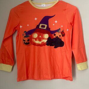 Kids Halloween Pumpkin Pajama Set